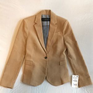 Zara Basic Tan Suit Coat medium